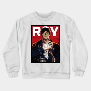 Roy Mustang Red Comic Crewneck Sweatshirt